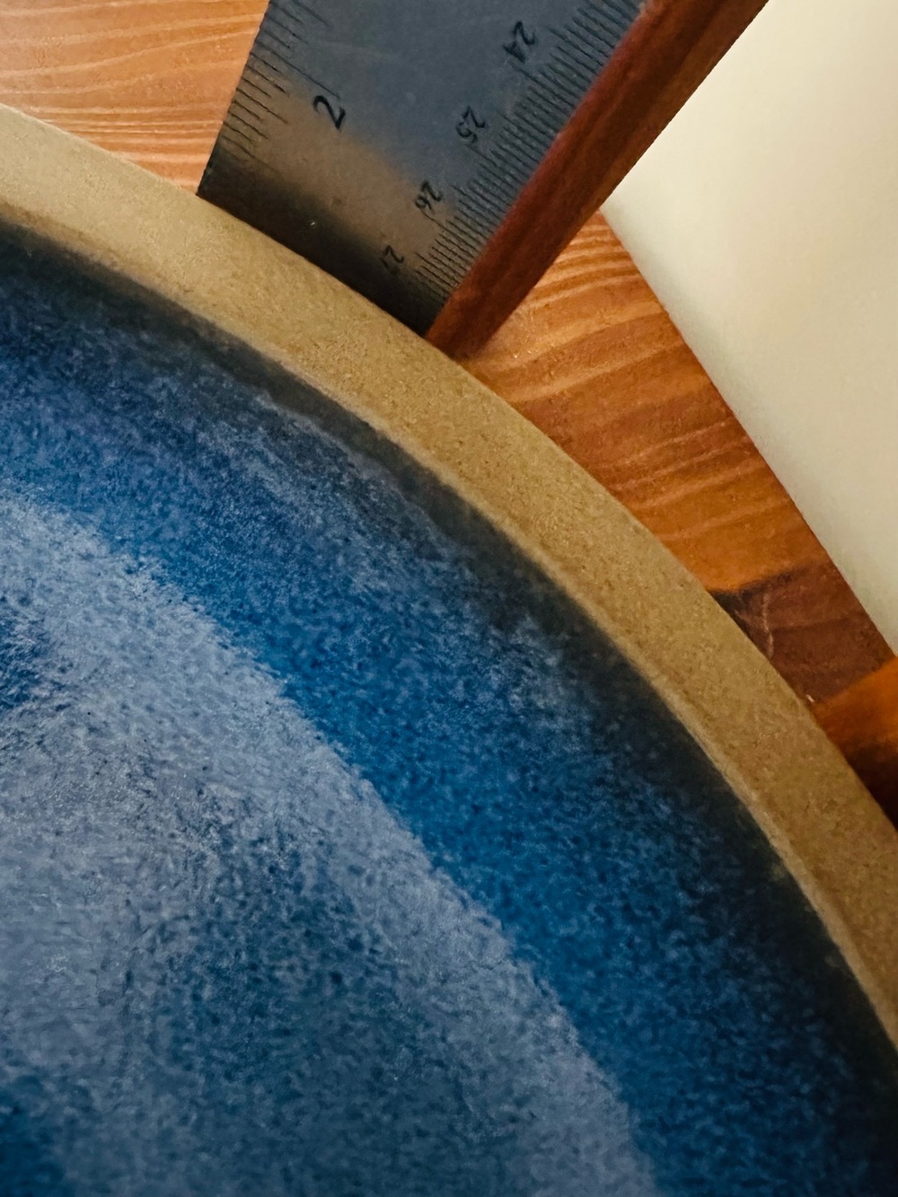 Heath Ceramics Moonstone Rim Plate Blue - Picture 7 of 7